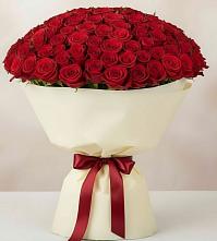 Букет 101 Красная роза Милано #REPLACE_PRED# Волосово