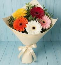 Букет цветов из:  Герберы в Волосово