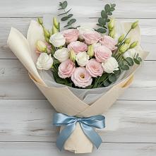 Букет цветов из:  Лизиантусы в Волосово