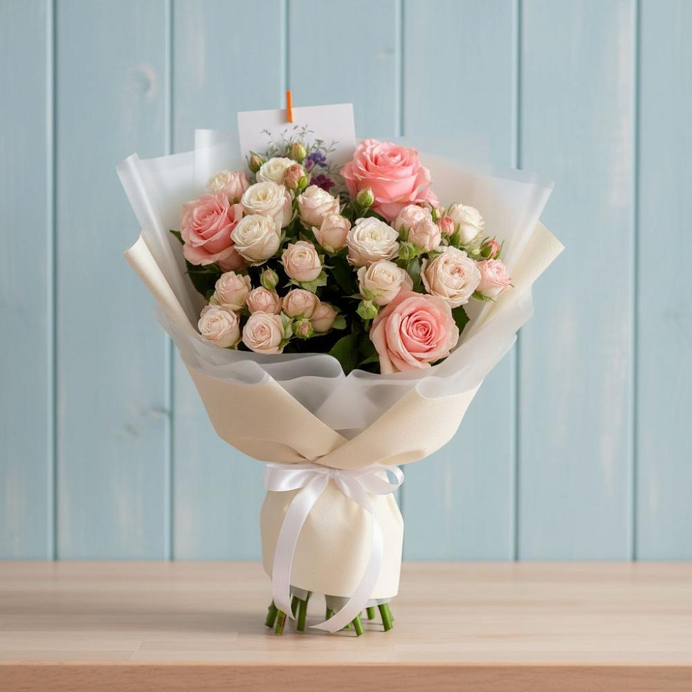 Букет цветов из: Розы в Волосово