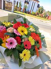 Букет цветов из:  Герберы #REPLACE_PRED# Волосово