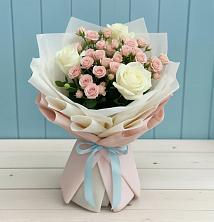 Букет цветов из:  Розы в Волосово