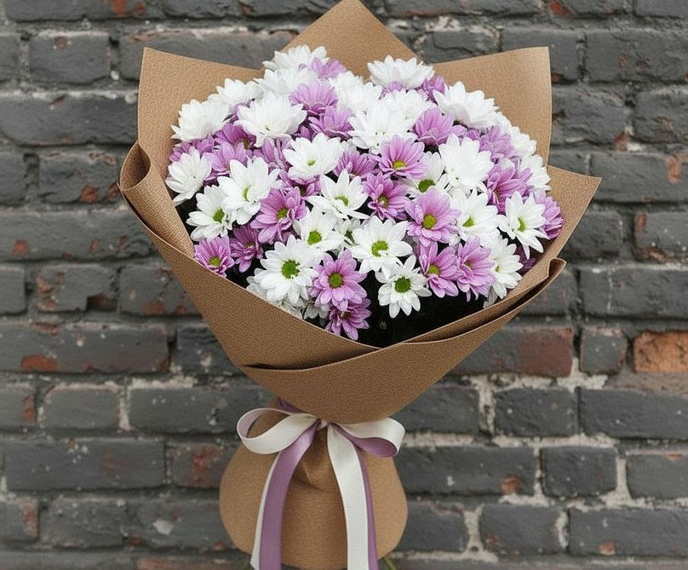 Букет цветов из: Хризантемы в Волосово