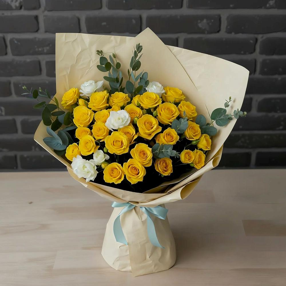 Букет цветов из: Розы в Волосово