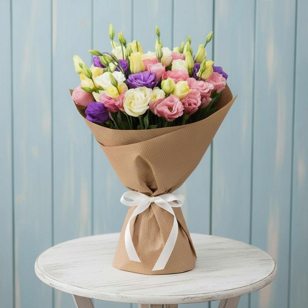 Букет цветов из: Лизиантусы в Волосово