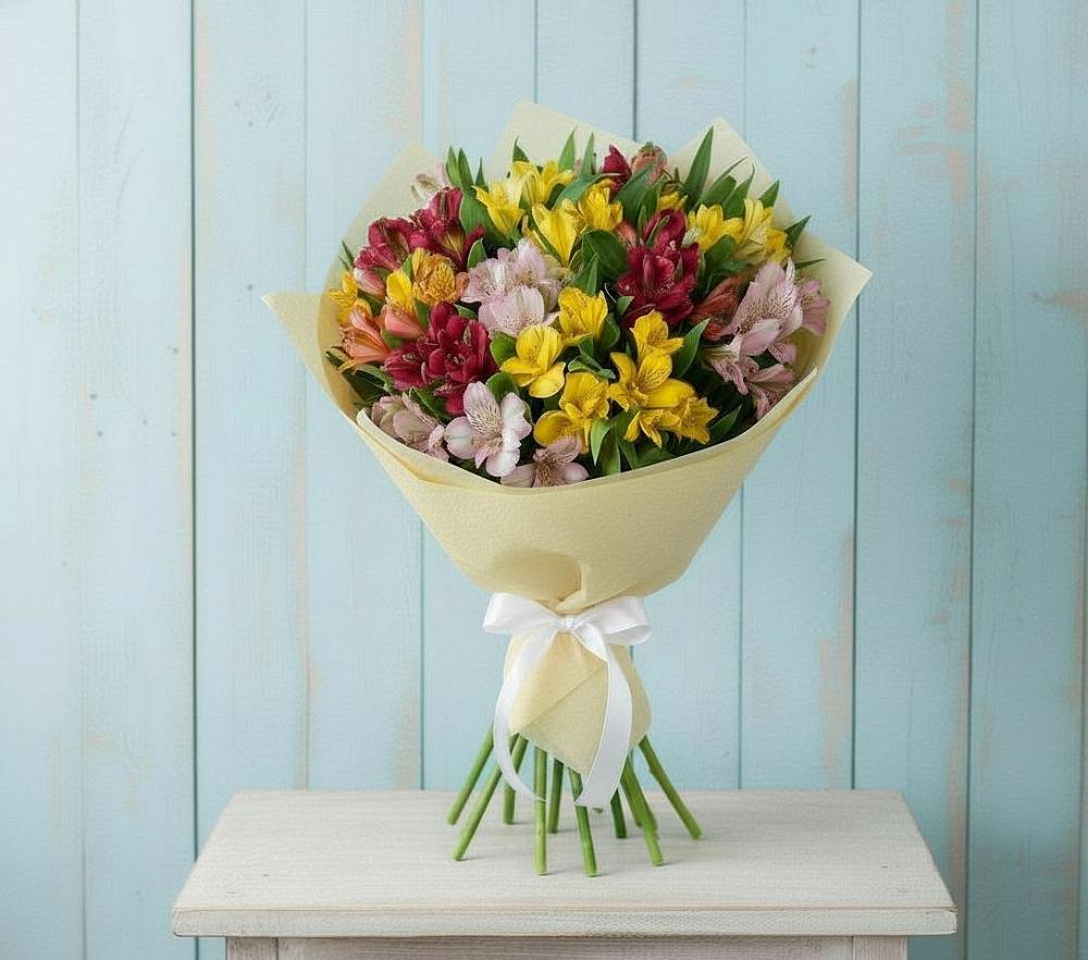 Букет цветов из: Альстромерии в Волосово