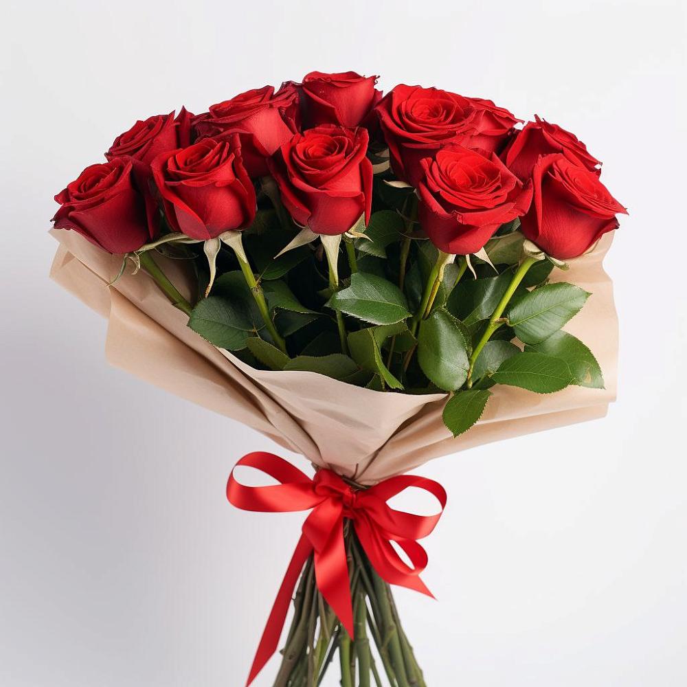 Букет 11 Красных роз Эдлесс Лав в Волосово