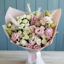 Букет цветов из:  Альстромерии и Розы в Волосово