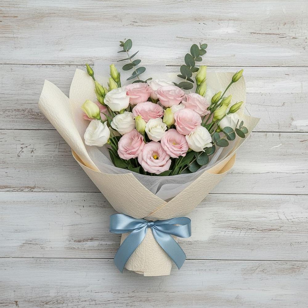 Букет цветов из: Лизиантусы в Волосово